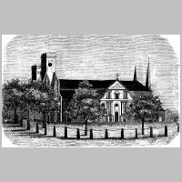 Skara domkyrka, Domkyrkans utseende 1864, Wikipedia.jpg